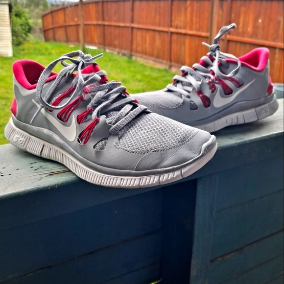 Nike Shoes Gray And Pink Nike Sneakers Poshmark
